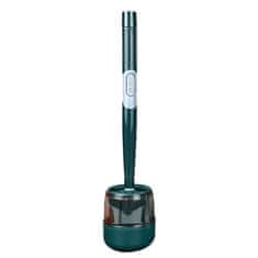 HOME & MARKER® Silikonska večnamenska krtača, Ščetka za stranišče, Krtača za WC (Zelena) | FLUSHBRUSH