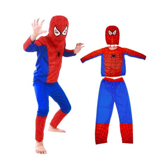 Aga4Kids Otroški kostum Spiderman L 130-140 cm