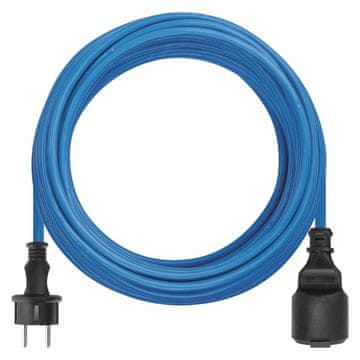 Emos Vremensko odporen podaljševalni kabel 10 m / 1 vtičnica / črna / PVC / 230 V / 1,5 mm2