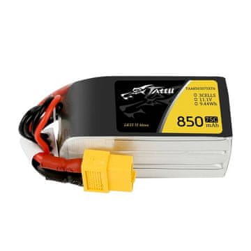 slomart tattu akumulator 850mah 11.1v 75c 3s1p xt60 priključek