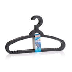 BRILANZ Plastični obešalnik, črn (5 kosov)