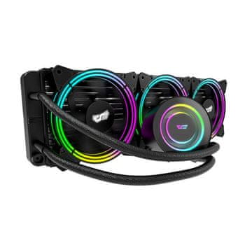 slomart Vodno hlajenje računalnika aio darkflash tr360 rgb 3x 120x120 (črno)