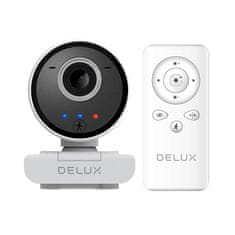 Delux Pametna spletna kamera s sledenjem in vgrajenim mikrofonom Delux DC07 (bela) 2MP 1920x1080p