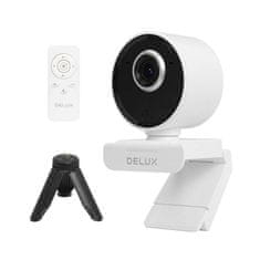 Delux Pametna spletna kamera s sledenjem in vgrajenim mikrofonom Delux DC07 (bela) 2MP 1920x1080p