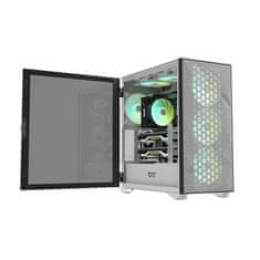slomart Darkflash c6 3in1 argb računalniški ventilator 120x120 (bel)