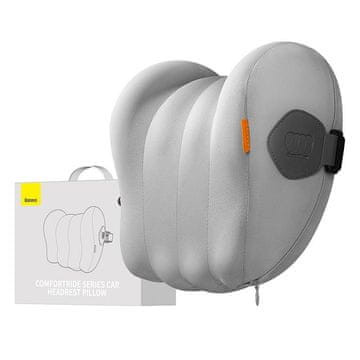 slomart dodatna blazina za naslon za glavo v avtomobilu baseus comfort ride (siva)