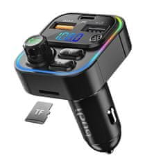 Budi Avtomobilski oddajnik Budi T05, 2 x USB + USB-C