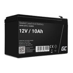 slomart baterija brez vzdrževanja agm vrla green cell agm50 12v 10ah (za ups, avtomobile, kosilnice)