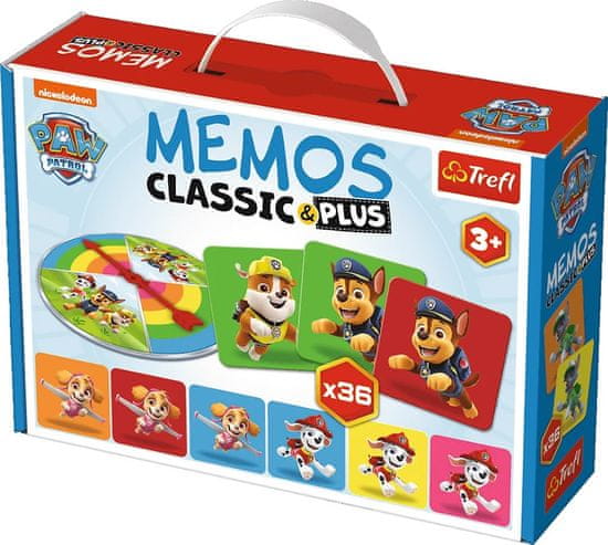 Trefl Pexeso Classic&Plus Paw patrol 3 v 1