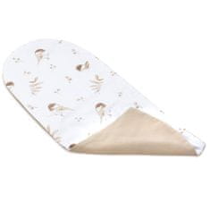 Pepi Materac do kokonu Lovely Bird z velvetem cappucino - MK-1-LBO-VC