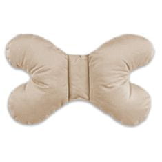Pepi Poduszka motylek Lovely Bird z velvetom cappucino - MM-LOB-VC