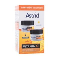 Astrid Vitamin C Duo Set Set dnevna krema za obraz Vitamin C Day Cream 50 ml + nočna krema za obraz Vitamin C Night Cream 50 ml za ženske