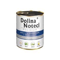 DOLINA NOTECI Dolina Noteci Premium mokra hrana za pse, bogata s trsko in brokolijem, 800 g pločevinka