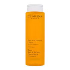 Clarins Aroma Tonic Bath & Shower Concentrate poživljajoč gel za prhanje z eteričnimi olji 200 ml za ženske