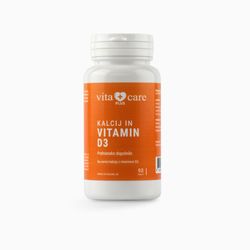  VitaCare Plus Kalcij in vitamin D3 prehransko dopolnilo, 90 kapsul 