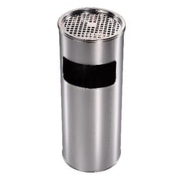 M.A.T Group Koš za smeti s pepelnikom, premer 24cm v.59cm Zn