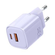 Mcdodo GaN 33W omrežni polnilec CH-0155 USB-C, USB-A (vijolična)