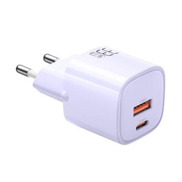 Mcdodo GaN 33W omrežni polnilec CH-0155 USB-C, USB-A (vijolična)