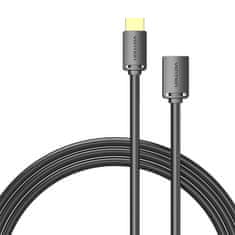 Vention Podaljševalni kabel HDMI 2.0 moški do HDMI 2.0 ženski Vention AHCBI 3 m, 4K 60 Hz, (črn)