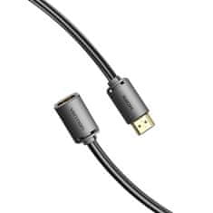 Vention hdmi-a moški s hdmi-a ženskim 4k hd pvc kablom 5m vention ahcbj (črn)