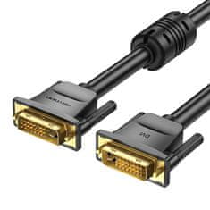 Vention dvi(24+1) moški-moški kabel 1m vention eaabf (črn)