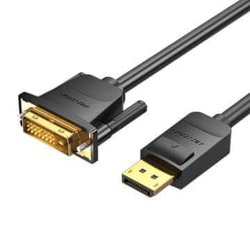 Vention kabel displayport do dvi 1,5m za prenos podatkov (czarny)