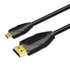 Vention kabel micro hdmi 1,5 m za povezavo vaa-d03-b150 (czarny)