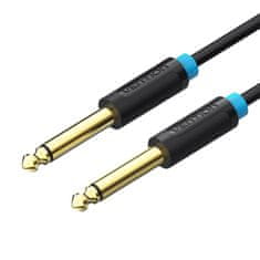 Vention kabel audio 6,35mm ts 10m vention baabl czarny