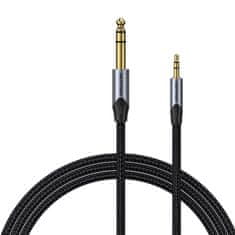 Vention avdio kabel vention bauhd trs 3,5 mm moški do 6,35 mm moški 0,5 m siva