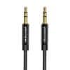 Vention Avdio kabel 3,5 mm mini jack BAGBD 0,5 m Black Metal