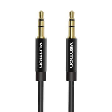 Vention Avdio kabel 3,5 mm mini jack BAGBD 0,5 m Black Metal