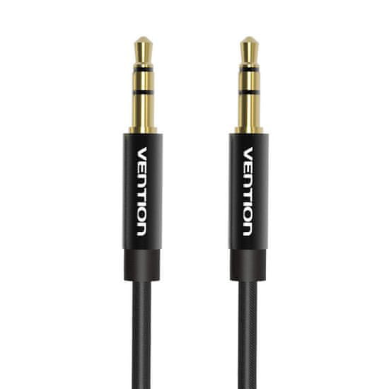 Vention Avdio kabel 3,5 mm mini jack BAGBD 0,5 m Black Metal