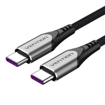 Vention kabel usb-c 2.0 do usb-c 5a vention taehh szary 2m