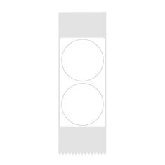 Niimbot niimbot termalne etikete t 14x28mm 200 kosov (bele okrogle)
