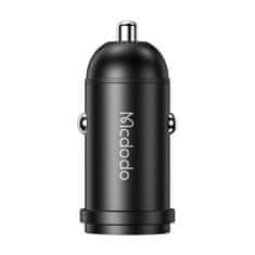 Mcdodo avtomobilski polnilec mcdodo cc-7492, usb-c, 30w + kabel usb-c na lightning (črn)