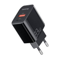 Mcdodo mcdodo mrežni polnilec 33W ch-0921 usb-c, usb-a (črn)