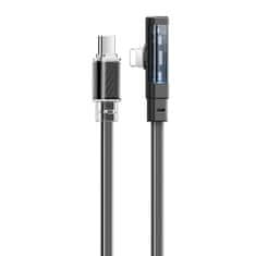 Mcdodo kabel usb-c na lightning mcdodo ca-3440 90 stopinj 1,2 m z diodo (črn)