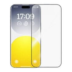 BASEUS Kaljeno steklo Baseus Crystalline Anti-Glare iPhone 15 Pro