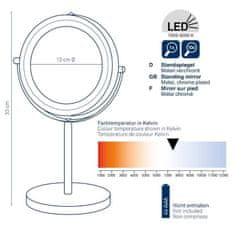 Kela Talno ogledalo Tio kovinsko kromirano 33,0cm 13,0cm