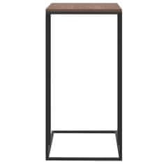 Vidaxl Klubska mizica črna 40x30x59 cm konstruiran les