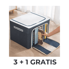 Sweetbuy Zaboj za shranjevanje oblačil (66L) 3 + 1 GRATIS〡STORAGEBOX