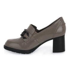 Jana Salonarji elegantni čevlji siva 37 EU Taupe Patent