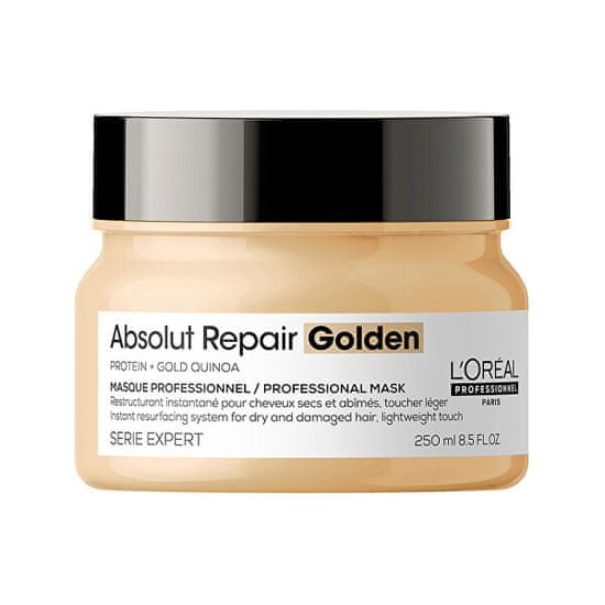 Loreal Professionnel Obnavljajoča zlata maska za poškodovane lase Expert Absolut Repair Gold Quinoa + Protein serija ( Go