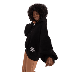 Ex moda Ženska bluza s kapuco DIEGO črna EM-BL-407-2.08_404637 M