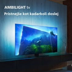 55OLED818/12 4K UHD OLED televizor, AMBILIGHT tv , Google TV, 120 Hz