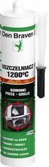 Bostik Protipožarna tesnilna masa za peči in kamine, črna, 310 ml