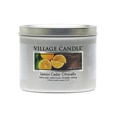 Village Candle Dišeča sveča Cedra in limona (Lemon Cedar Citronella) 311 g