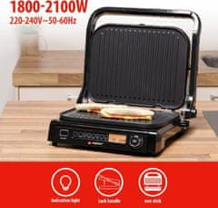 Alpina Kontaktni žar s samodejnimi programi 2100W ED-247344