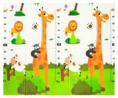 ABC CONNECT Dvostranska podloga debela žirafa 180x150