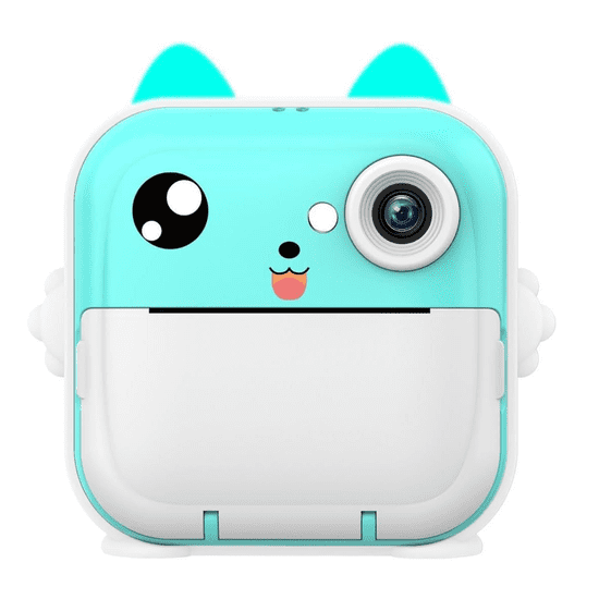 VYZIO® Otroški fotoaparat, Instant fotoaparat, Polaroidni fotoaparat, Digitalni fotoaparat za takojšnje tiskanje (Kamera + 2 x Zvitka za tiskanje) | CUTEPRINT
